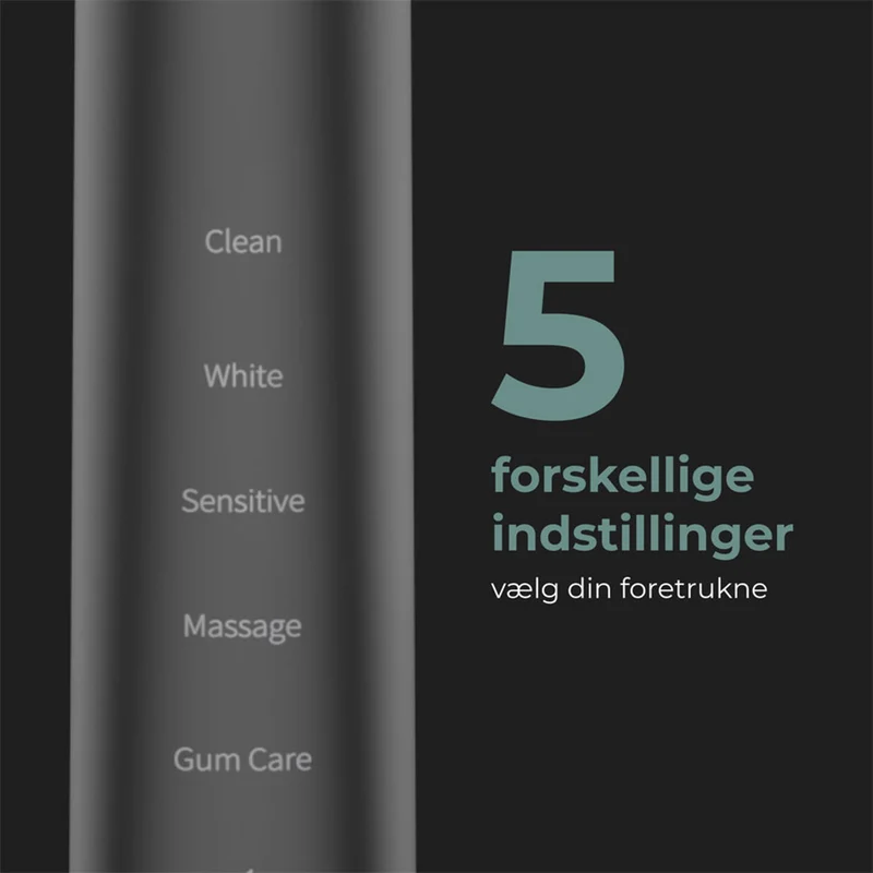 AENO DB6 Sonic Elektrisk Tandbørste, Sort