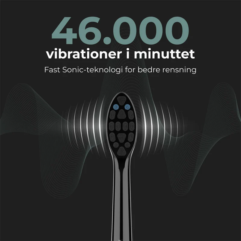 AENO DB6 Sonic Elektrisk Tandbørste, Sort