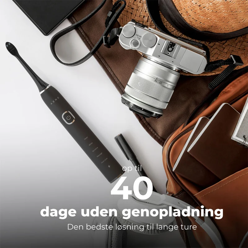 AENO DB6 Sonic Elektrisk Tandbørste, Sort