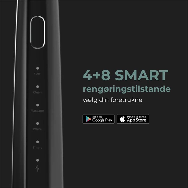 AENO Smart Sonic WiFi Elektrisk Tandbørste, Sort
