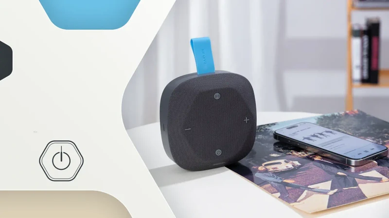Canyon Hexagon 10 Bluetooth Højttaler, Sort/Grøn