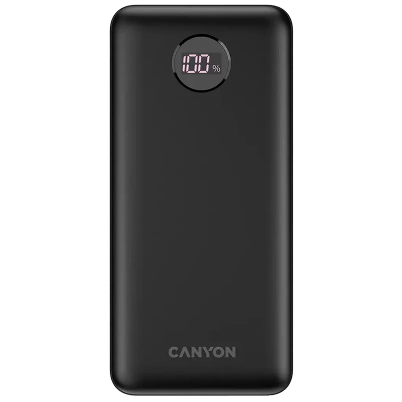 Canyon PB-2002 20.000 mAh Powerbank 20W, Sort