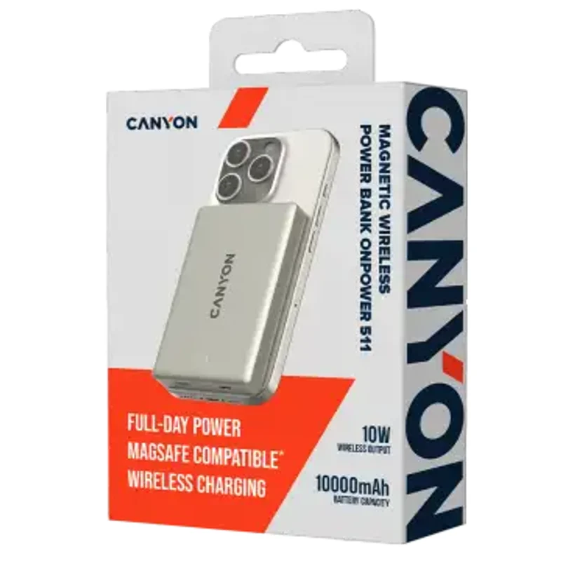 Canyon OnPower 511 10000mAh MagSafe, Beige