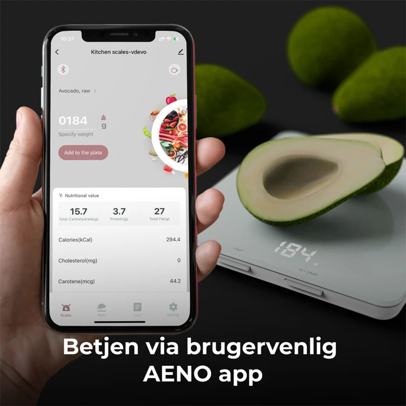 AENO Smart Køkkenvægt Med Kaloriemåler