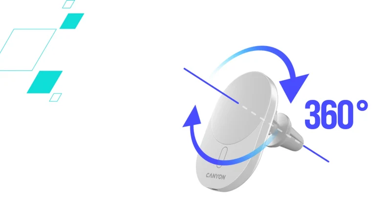 Canyon OnGrip 105 15W Qi2 Biloplader, Sort