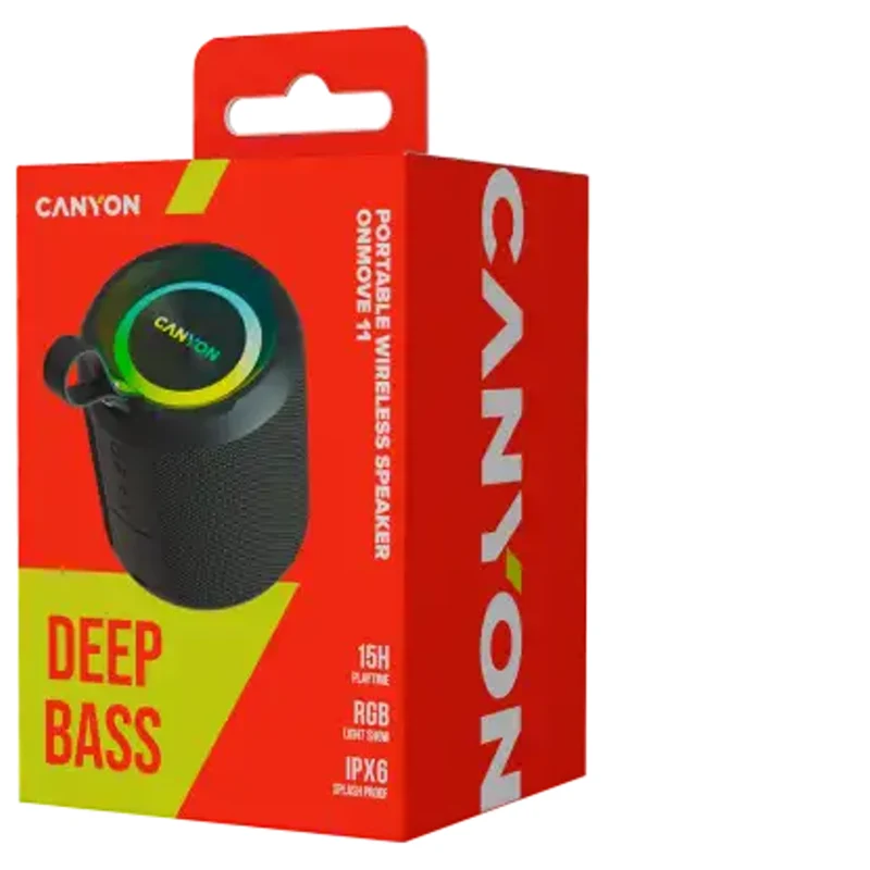 Canyon OnMove 11 20W Bluetooth Højttaler, Sort