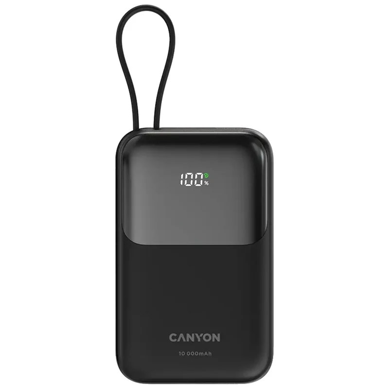 Canyon OnPower 101 10000 mAh PD 22.5W, Sort