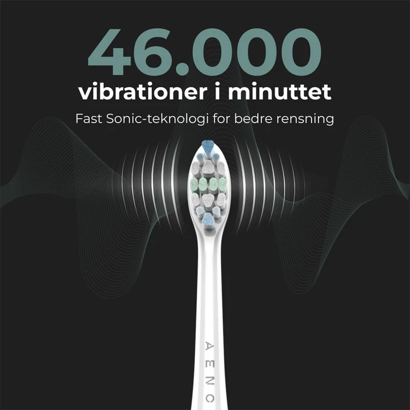 AENO DB5 Sonic Elektrisk Tandbørste, Hvid