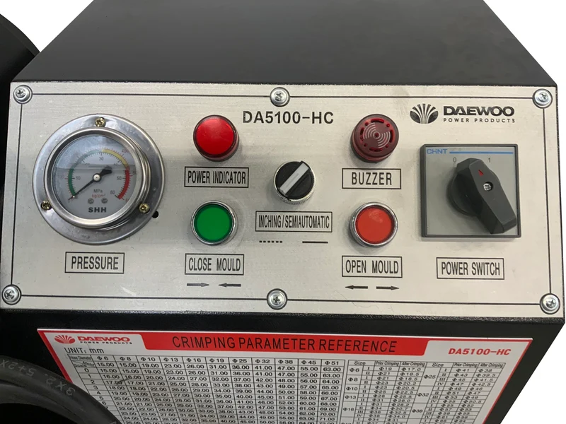 Hydraulikschlauch Presse DA5100-HC von Daewoo