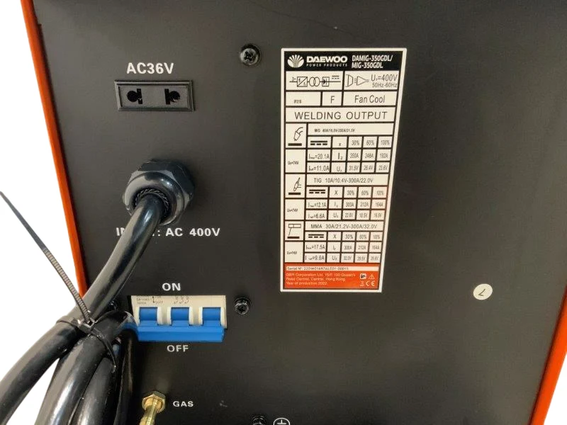 Schweißgerät Daewoo DAMIG 350 GDL