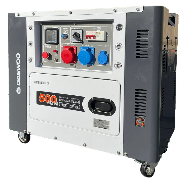Stromgenerator / Notstrom Daewoo DDAE10500DSE-3G mit 8.1kvA - Diesel