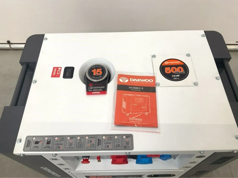 Stromgenerator / Notstrom Daewoo DDAE10500DSE-3G mit 8.1kvA - Diesel