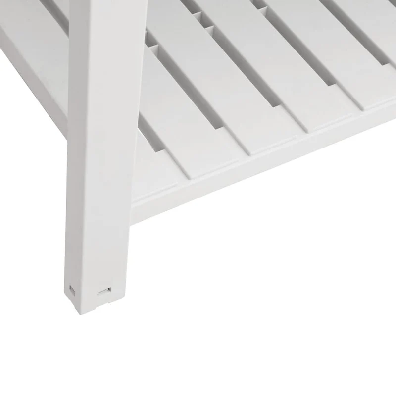 vidaXL Raised Garden Bed White 110x45x79 cm Polypropylene