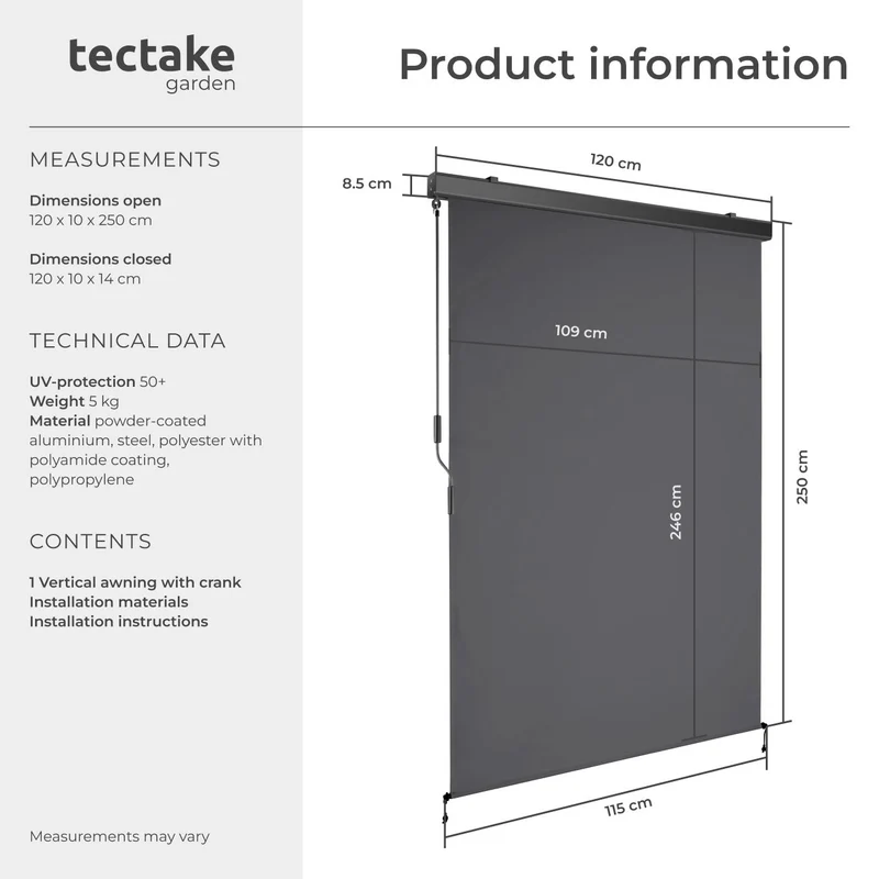 Vertical Awning Eloise