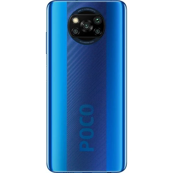 Xiaomi POCO X3 NFC Smartphone 6GB RAM 128GB, Cobalt Blue