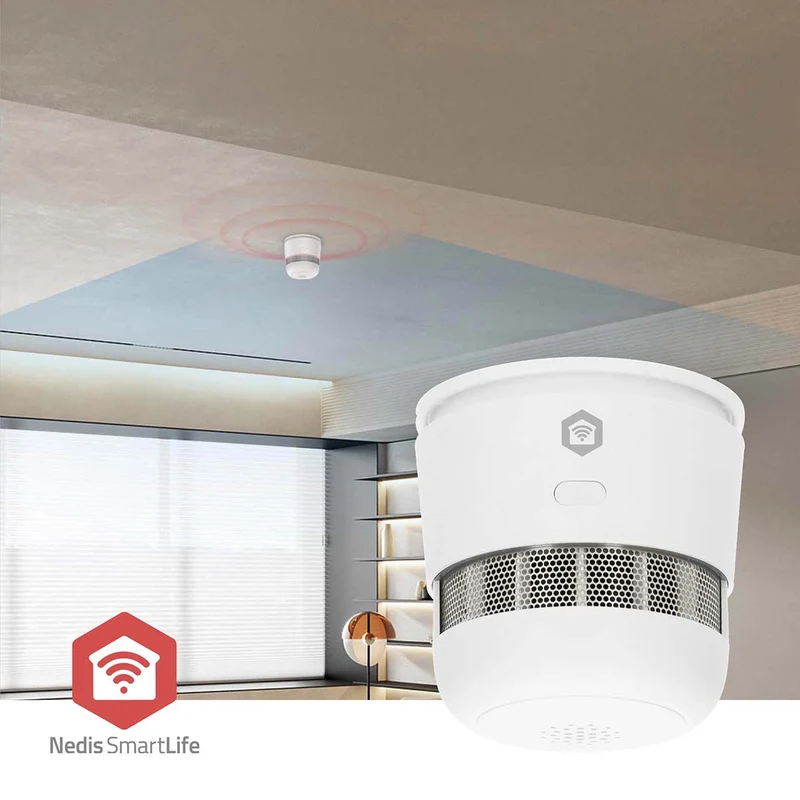 SmartLife Rookmelder Zigbee 3.0 - Batterij Gevoed - Levenscyclus sensor: 10 Jaar