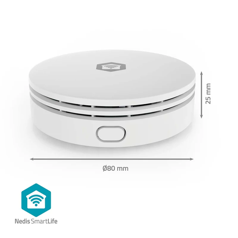 SmartLife Luchtkwaliteitsmonitor Wi-Fi - Koolstofdioxide (CO2) / Temperatuur / Vochtigheid - Android™ / IOS