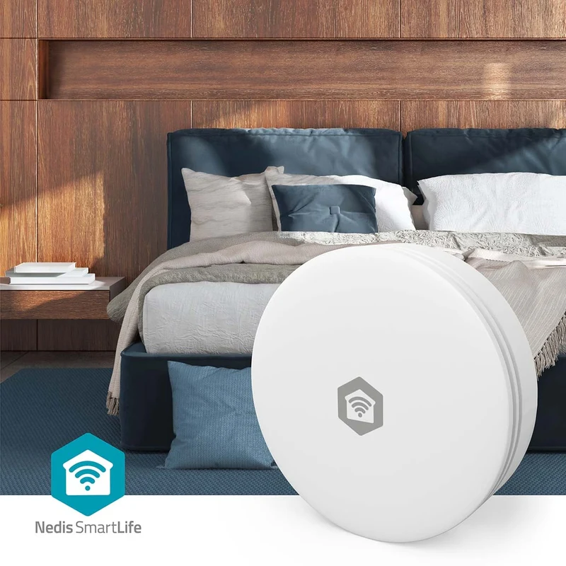 SmartLife Luchtkwaliteitsmonitor Wi-Fi - Koolstofdioxide (CO2) / Temperatuur / Vochtigheid - Android™ / IOS