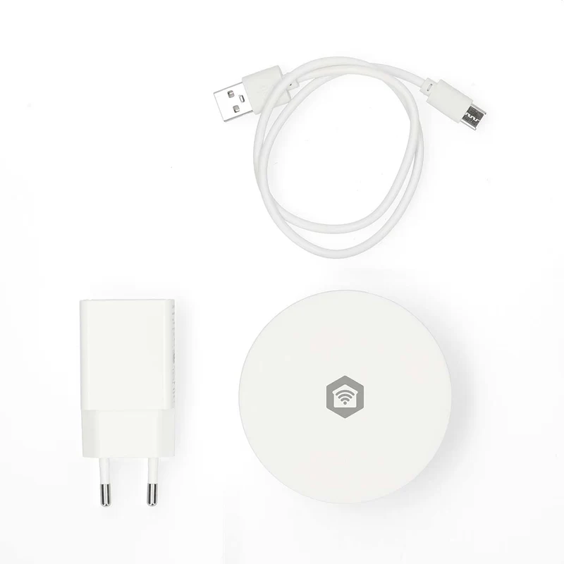 SmartLife Luchtkwaliteitsmonitor Wi-Fi - Koolstofdioxide (CO2) / Temperatuur / Vochtigheid - Android™ / IOS