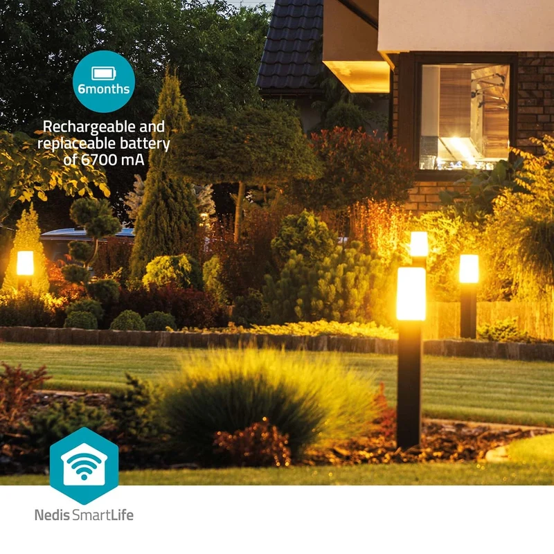 SmartLife Camera voor Buiten Spotlight - 3MP Full HD 1296p - IP65