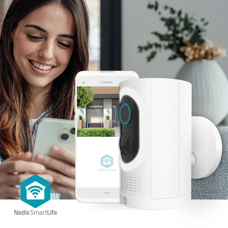 SmartLife Camera voor Buiten Spotlight - 3MP Full HD 1296p - IP65