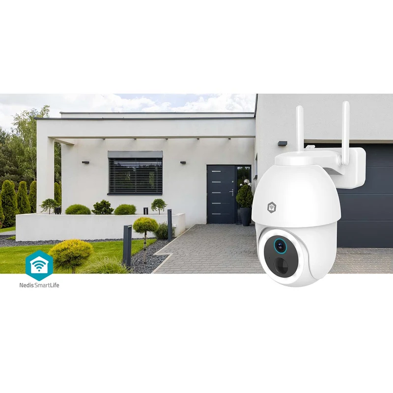 SmartLife Camera voor Buiten Spotlight - 3MP Full HD 1296p - Pan tilt