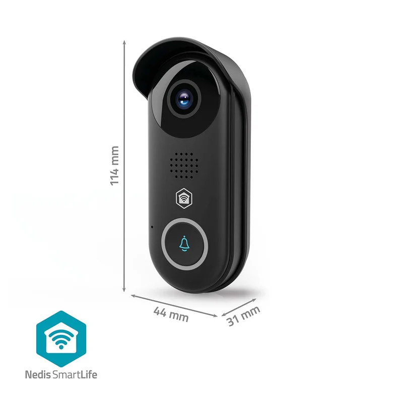 SmartLife Videodeurbel Transformator - Full HD 1080p - Cloud Opslag (optioneel) / microSD (niet inbegrepen) / Onvif