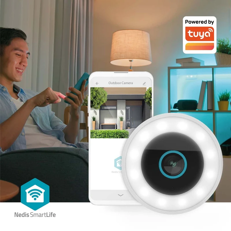 SmartLife Camera voor Buiten Spotlight - 3MP Full HD 1296p - IP65