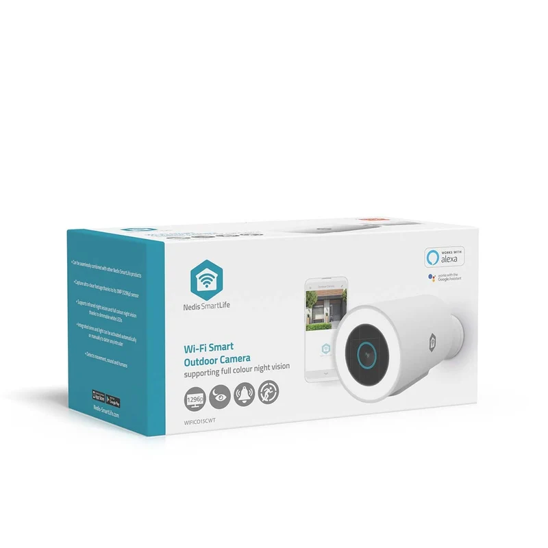 SmartLife Camera voor Buiten Spotlight - 3MP Full HD 1296p - IP65