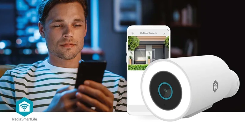SmartLife Camera voor Buiten Spotlight - 3MP Full HD 1296p - IP65
