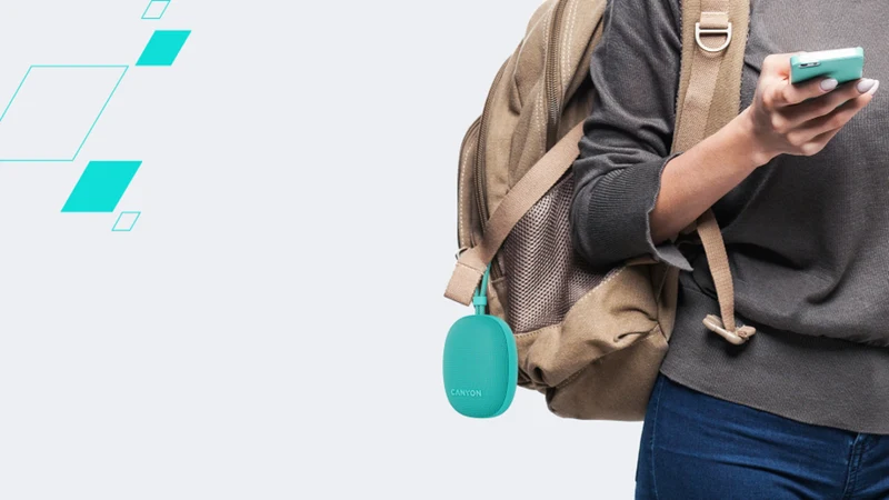 Canyon OnMove 12 Bluetooth Højttaler 5W IPX7, Blå