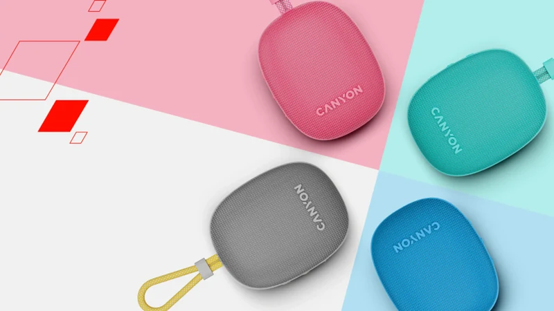 Canyon OnMove 12 Bluetooth Højttaler 5W IPX7, Grå