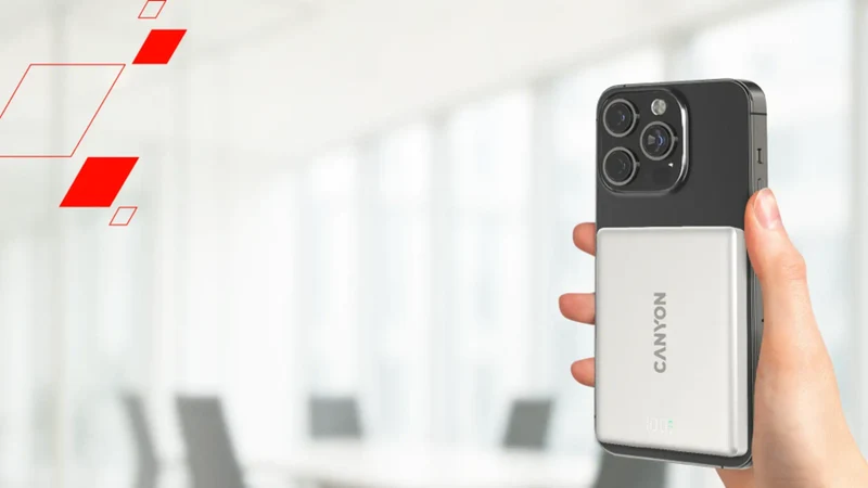Canyon OnPower 500 5000mAh MagSafe, Sort