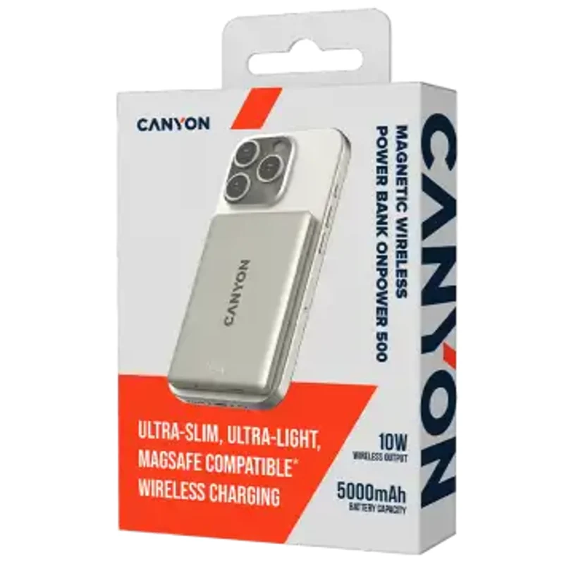 Canyon OnPower 500 5000 mAh MagSafe, Beige