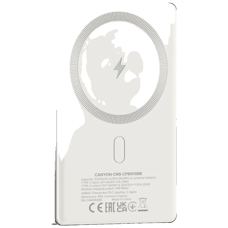 Canyon OnPower 510 MagSafe 10000 mAh 20W, Beige