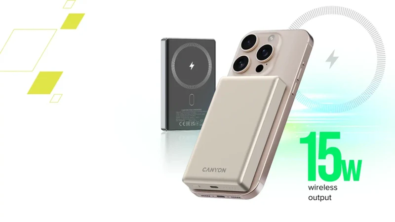 Canyon OnPower 510 MagSafe 10000 mAh 20W, Beige