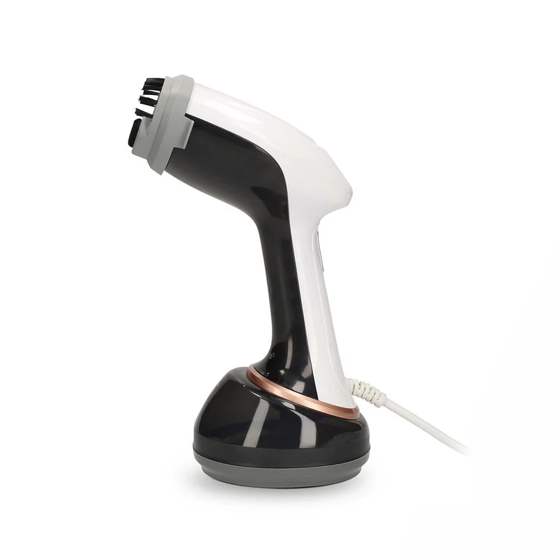 Nedis HHGS500 - Handheld kledingstomer - Compacte en krachtige kledingstomer voor op reis en thuis - 1700 W - 370 ml - Zwart/Wit