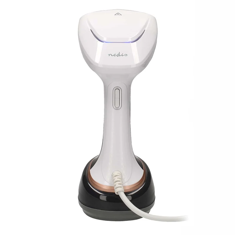 Nedis HHGS500 - Handheld kledingstomer - Compacte en krachtige kledingstomer voor op reis en thuis - 1700 W - 370 ml - Zwart/Wit