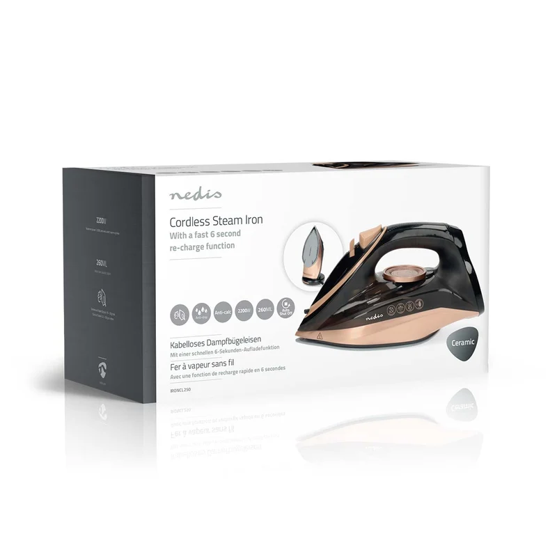 Stoomstrijkijzer 2200W - 20 g/m - Stoomstoot