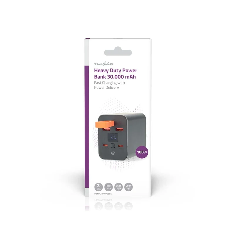 Powerbank 30000 mAh - 18 / 100W - 1.5 / 2.0 / 3.0 / 5.0A