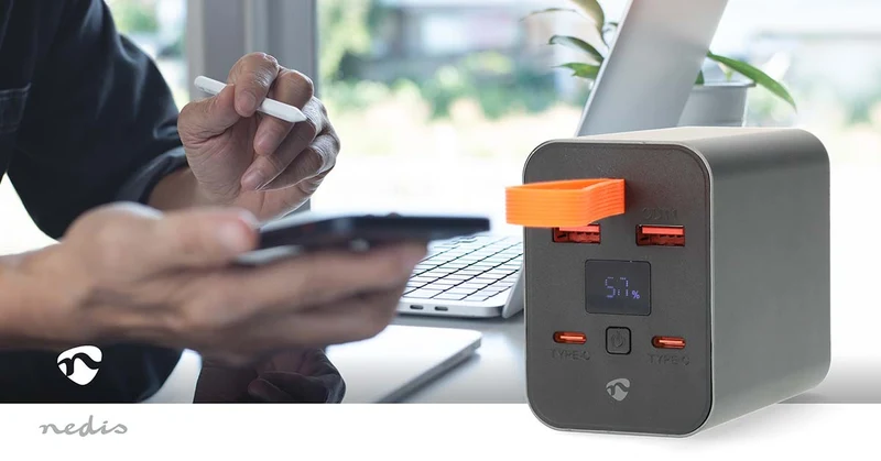 Powerbank 30000 mAh - 18 / 100W - 1.5 / 2.0 / 3.0 / 5.0A