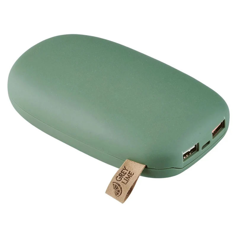 GreyLime Power Stone ll 10.400 mAh, USB-C PD og USB-A, Grøn