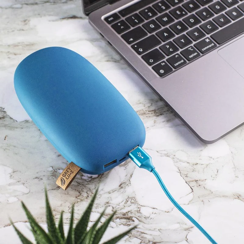 GreyLime Power Stone ll, 20.000 mAh Powerbank USB-C PD 30W & USB-A, Blå