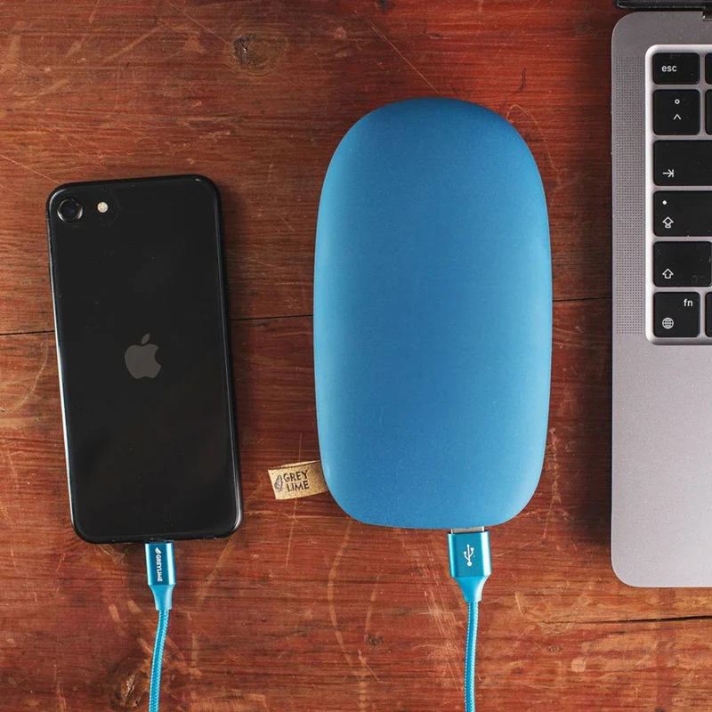 GreyLime Power Stone ll, 20.000 mAh Powerbank USB-C PD 30W & USB-A, Blå