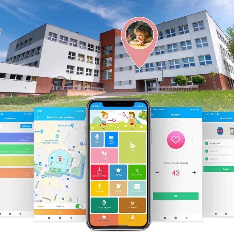 Forever See Me! 3 KW-320 GPS Smartwatch Til Børn, Blå