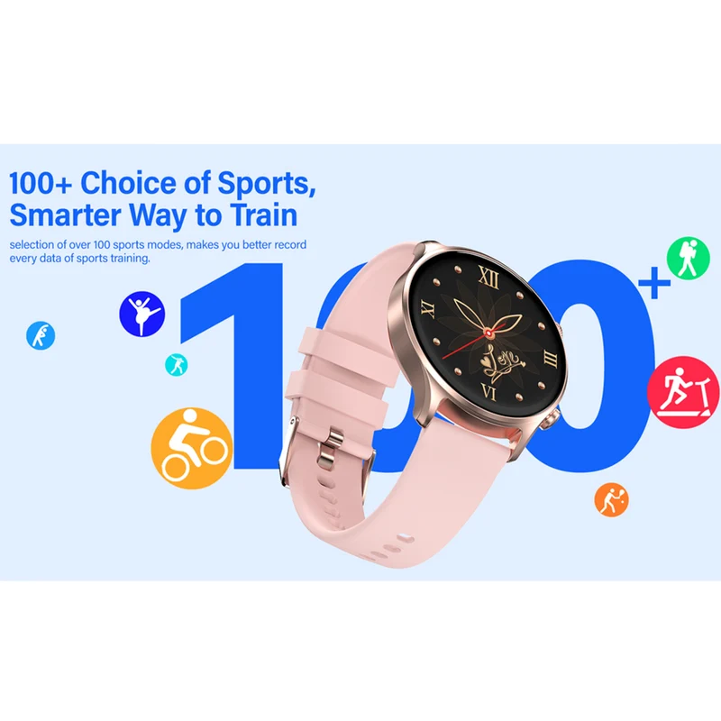 Riversong Motive 7C 1,52" Smartwatch, Rose Gold