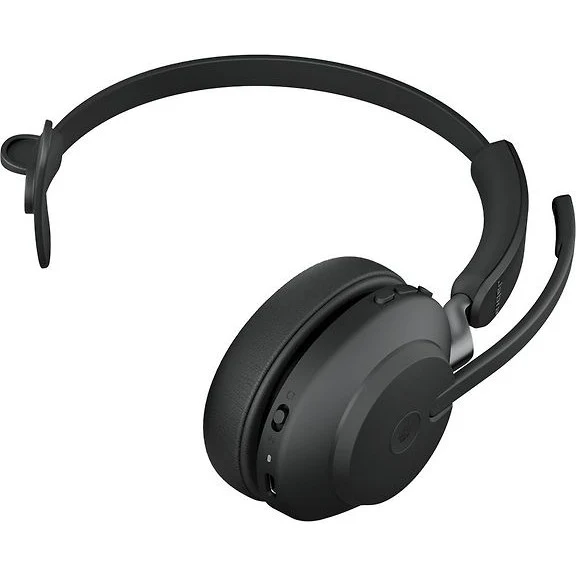 Jabra Evolve2 65 Mono LINK380A Wireless Headset + Dock, MS, Black