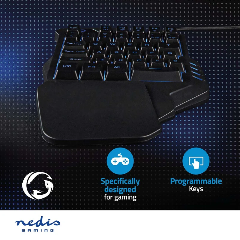 Bedraad Gaming Toetsenbord USB Type-A - Membrane Toetsen - RGB