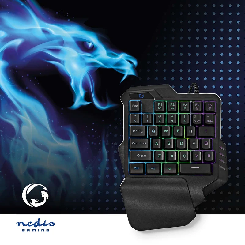 Bedraad Gaming Toetsenbord USB Type-A - Membrane Toetsen - RGB