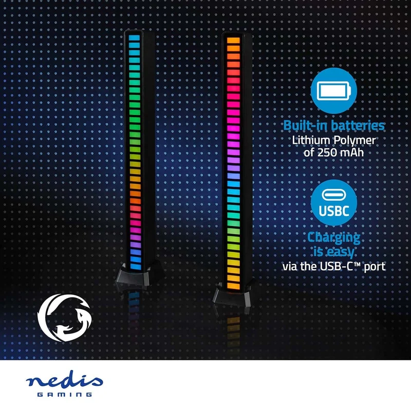Game Verlichting RGB - Batterij Gevoed - Apparaat: Desktop / Notebook